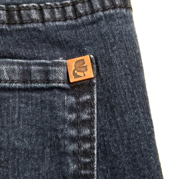 Karl Lagerfeld Jeans Straight Leg Dark Wash Sz 4 - Picture 6 of 8